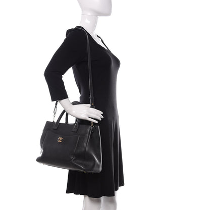Chanel Grained Calfskin Small Neo Executive Shopper Tote Black 3 of 15