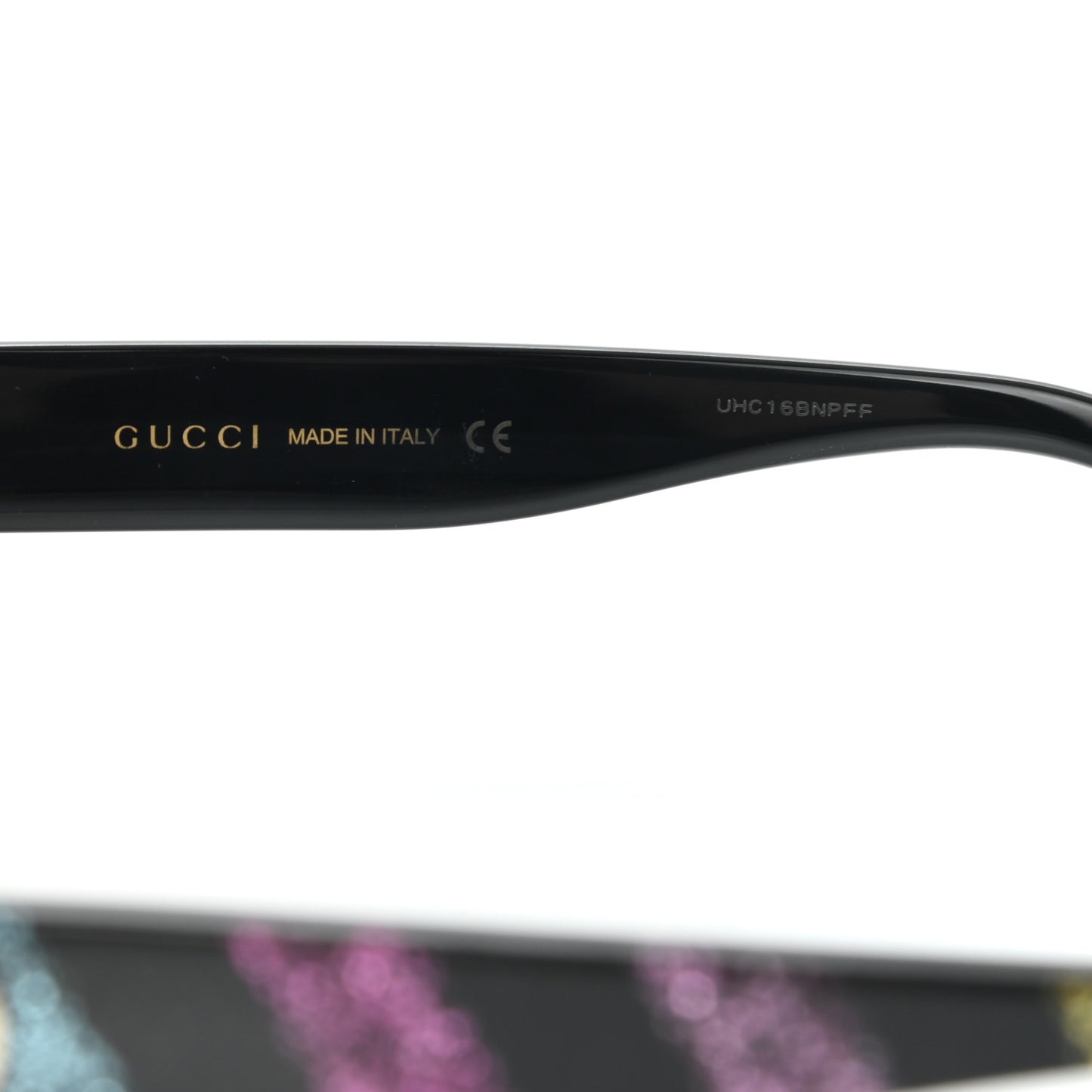 Acetate Round Glitter GG0319S Sunglasses Rainbow