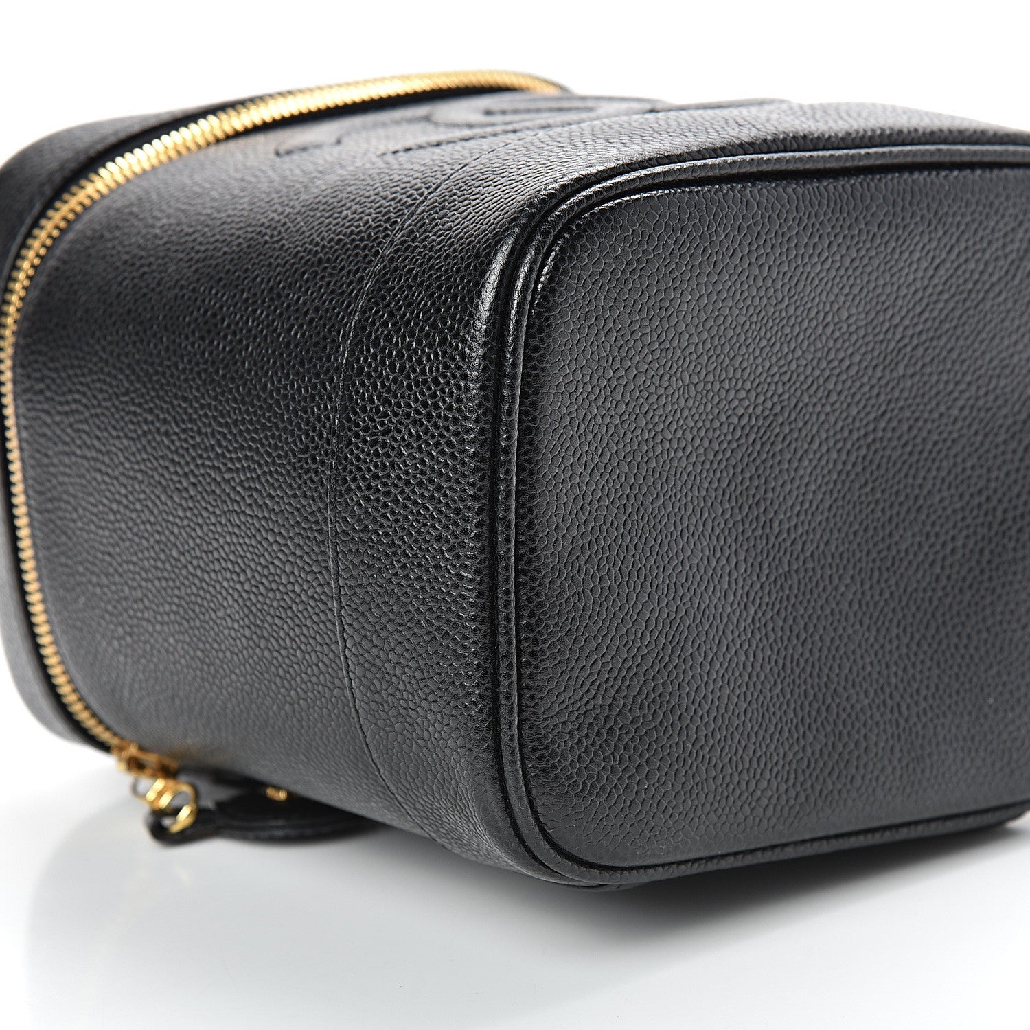 Chanel Caviar Cosmetic Vanity Bag Black 11 of 16