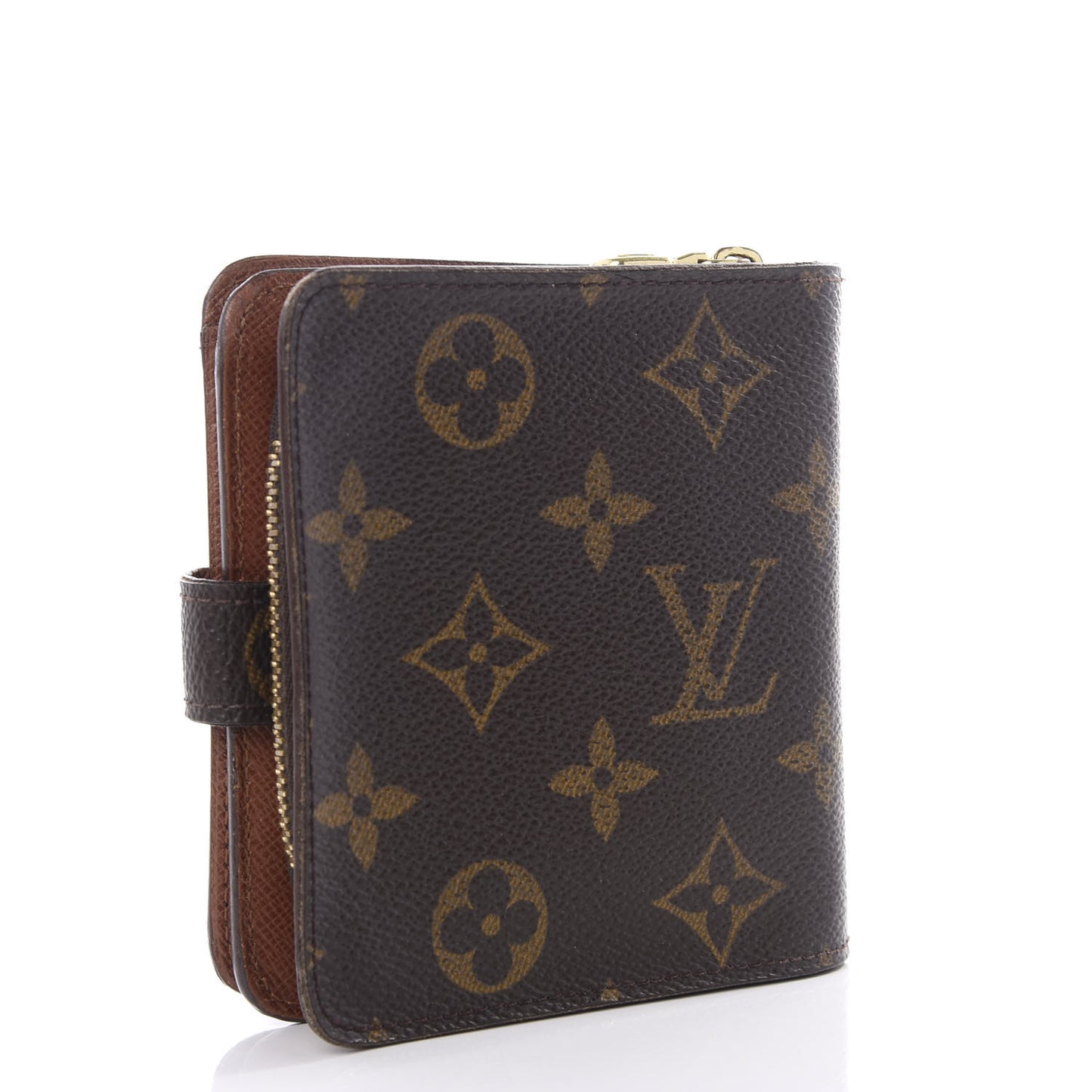 Monogram Compact Zippe Zipped Wallet