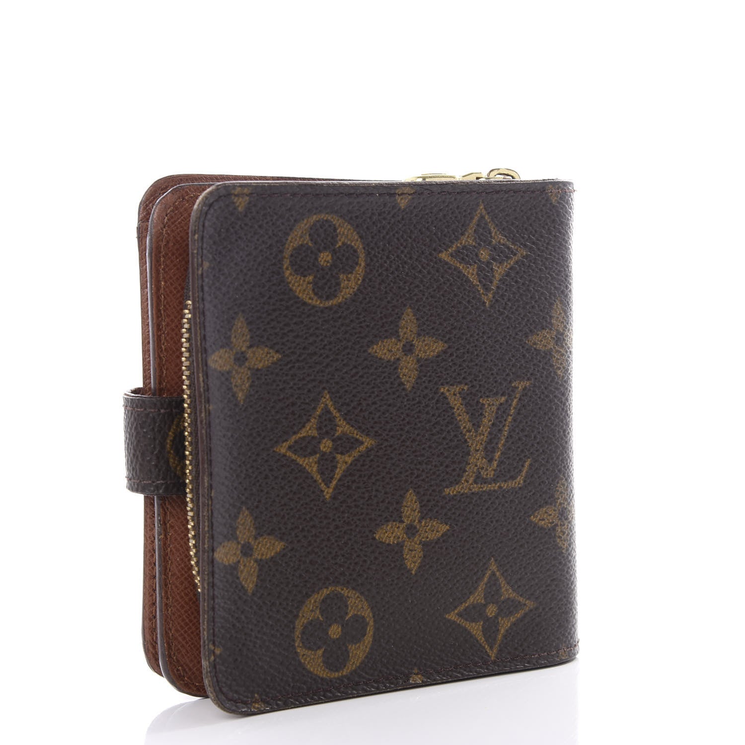 Louis Vuitton Monogram Compact Zippe Zipped Wallet 2 of 10