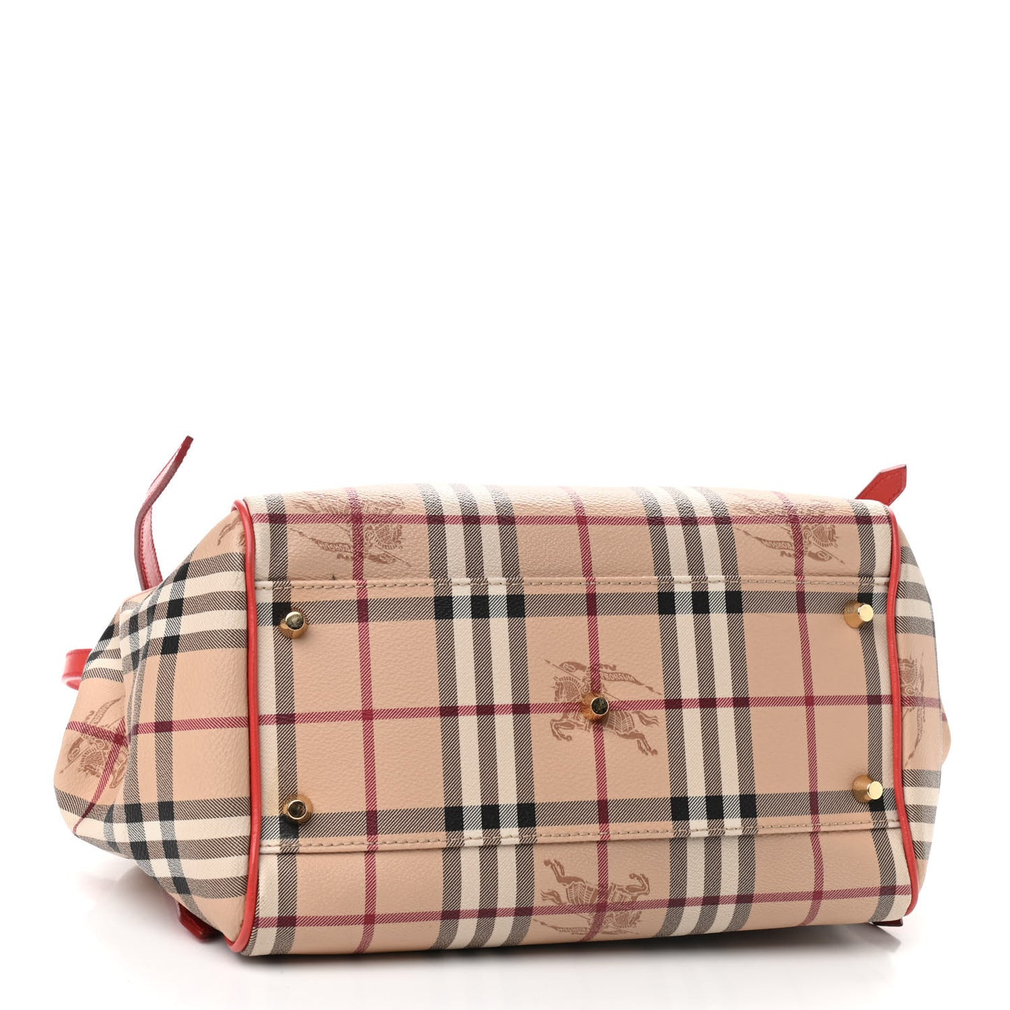 Haymarket Check Small Canterbury Tote Military Red