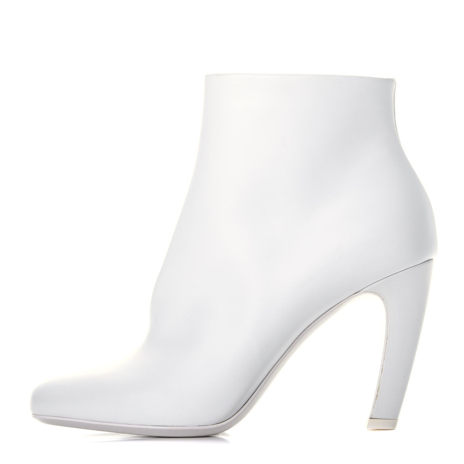 Valentino Garavani Calfskin Ankle Boots White 1 of 10