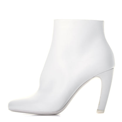 Valentino Garavani Calfskin Ankle Boots White 1 of 10