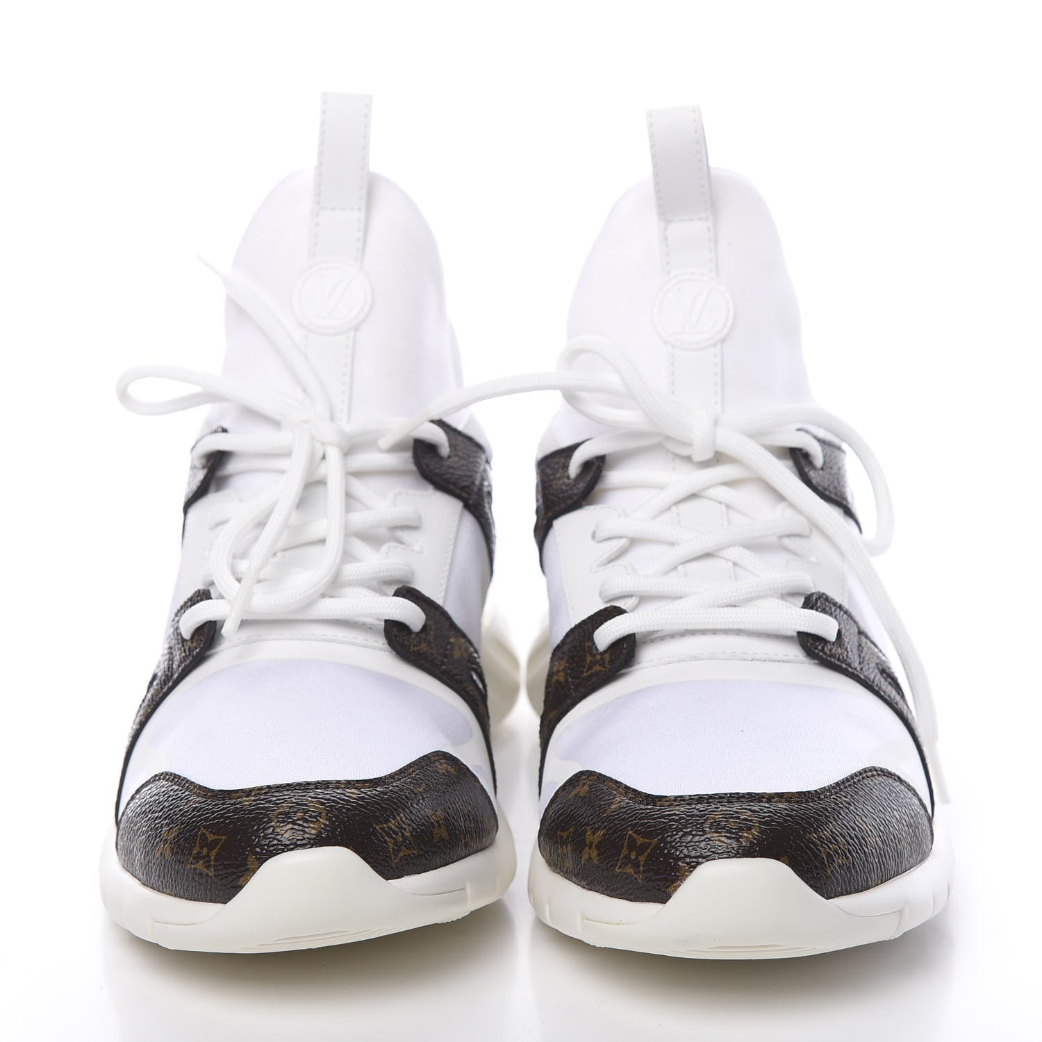 Louis Vuitton Technical Nylon Monogram Rubber Aftergame Sneakers 37 2 of 9