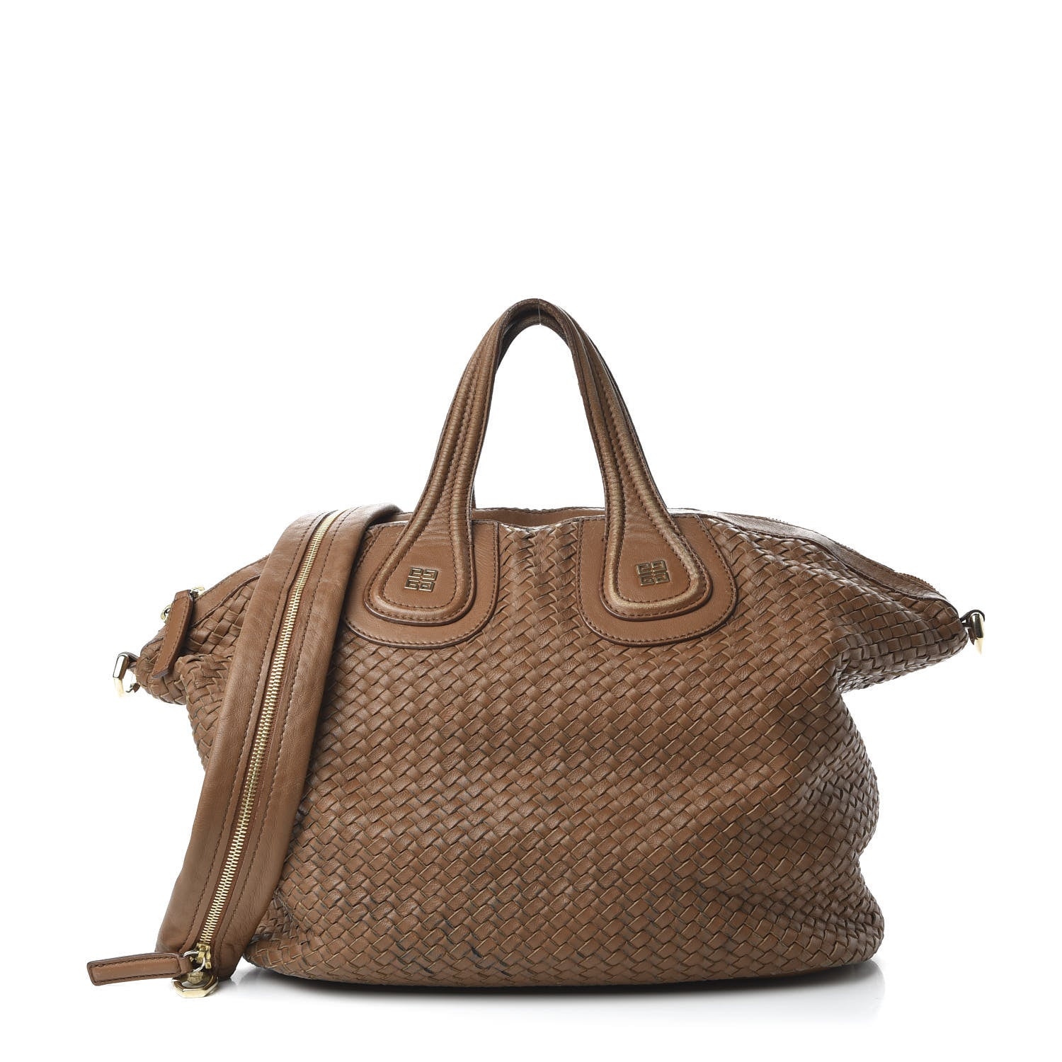 Givenchy Lambskin Woven Medium Nightingale Tan 1 of 15