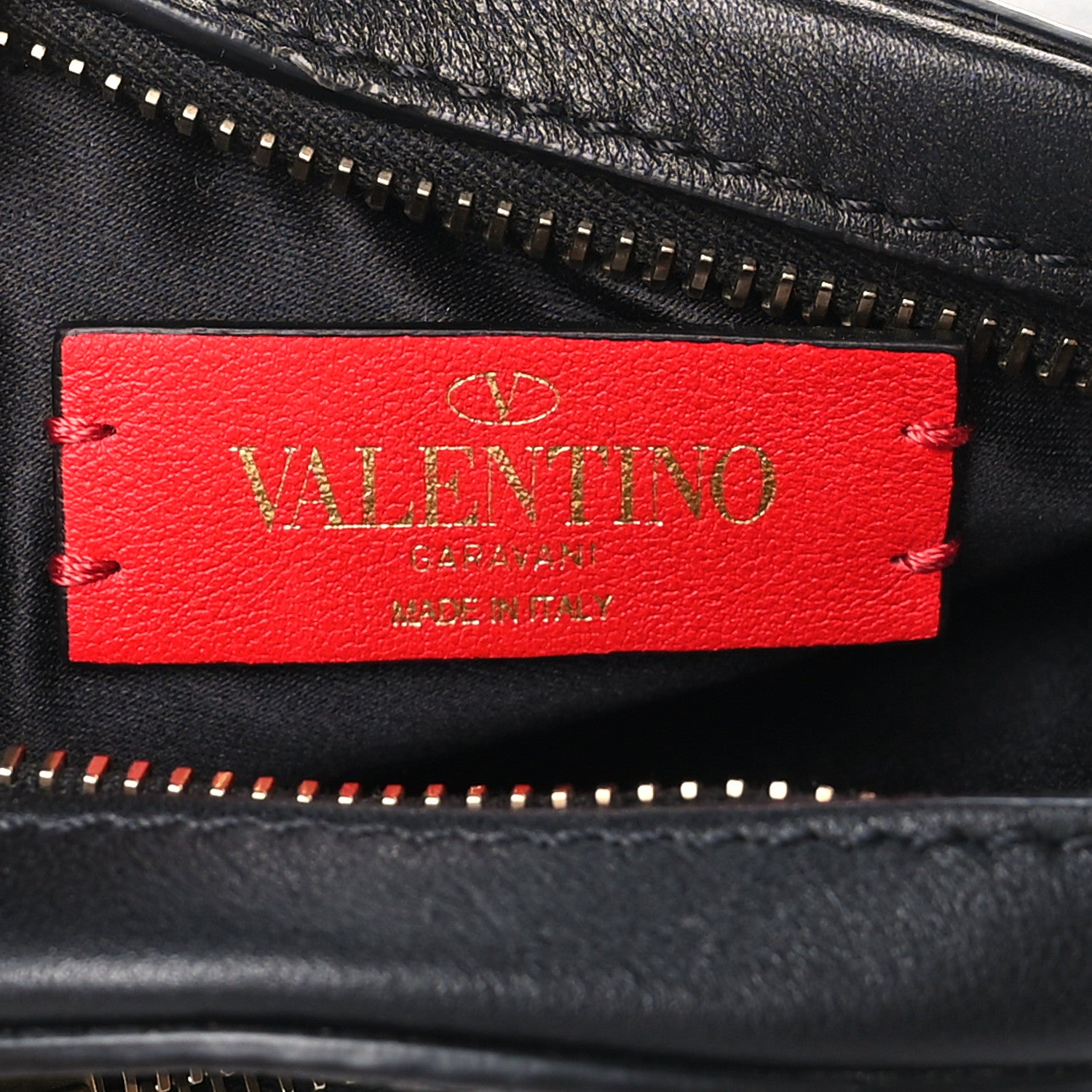 Valentino Garavani Calfskin VLogo Round Crossbody Bag Black 6 of 8