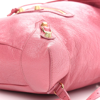 Balenciaga Agneau Giant 12 Gold Hardware S Traveler Backpack Rose Hortensia 9 of 12