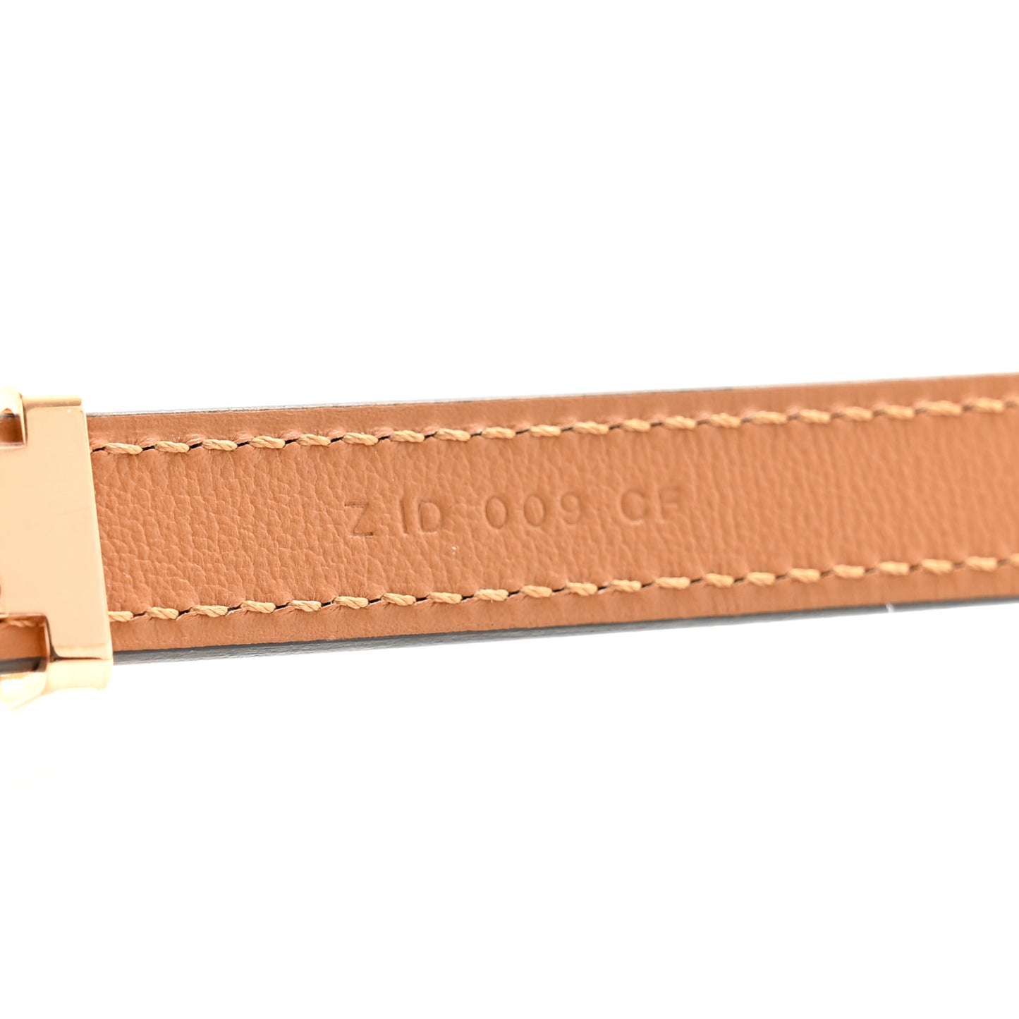 Epsom 15mm Pop H Belt 75 Craie