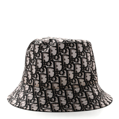 Christian Dior Oblique Reversible Teddy-D Brim Bucket Hat 57 Beige 5 of 12