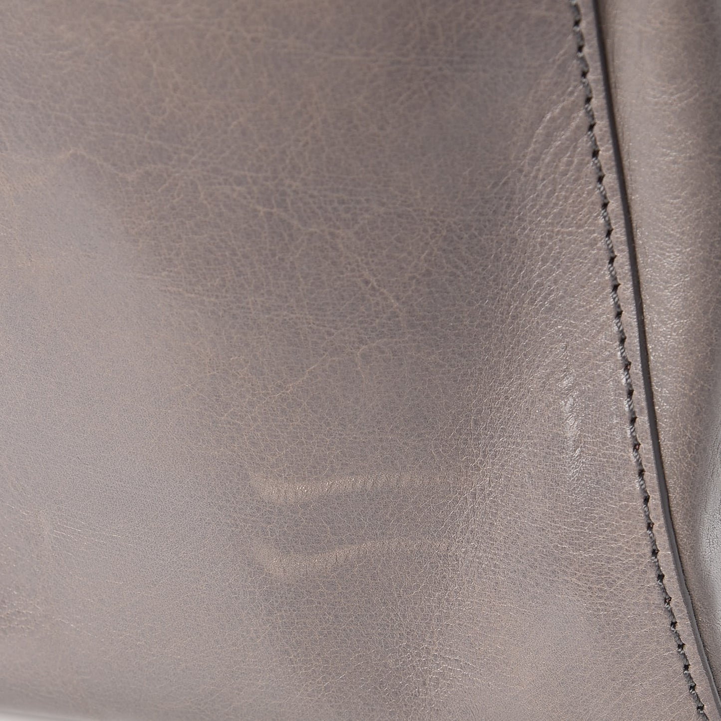 Vitello Acqua Large Twins Tote Grigio Scuro