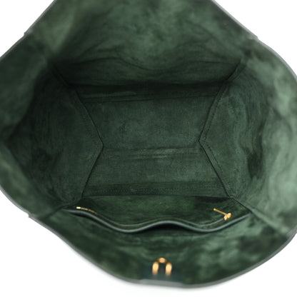 Celine Soft Grained Calfskin Sangle Bucket Bag Green 5 of 10