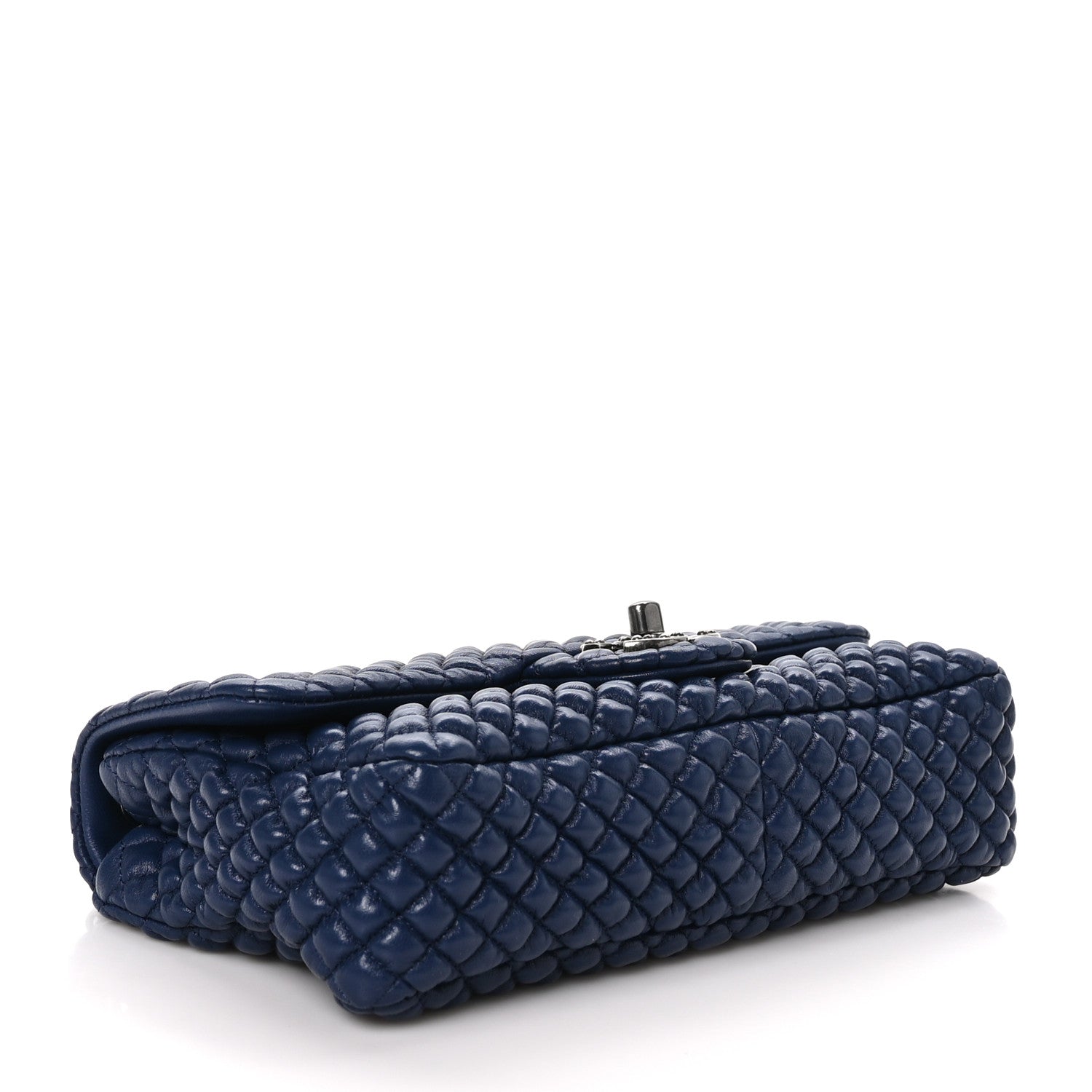Chanel Calfskin Micro Quilted Small Flap Navy 4 of 11