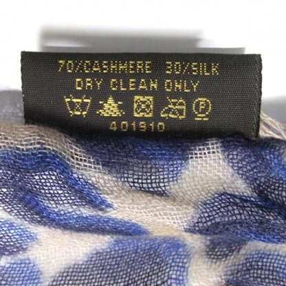 Louis Vuitton Leopard Spray Stole Blue 6 of 6