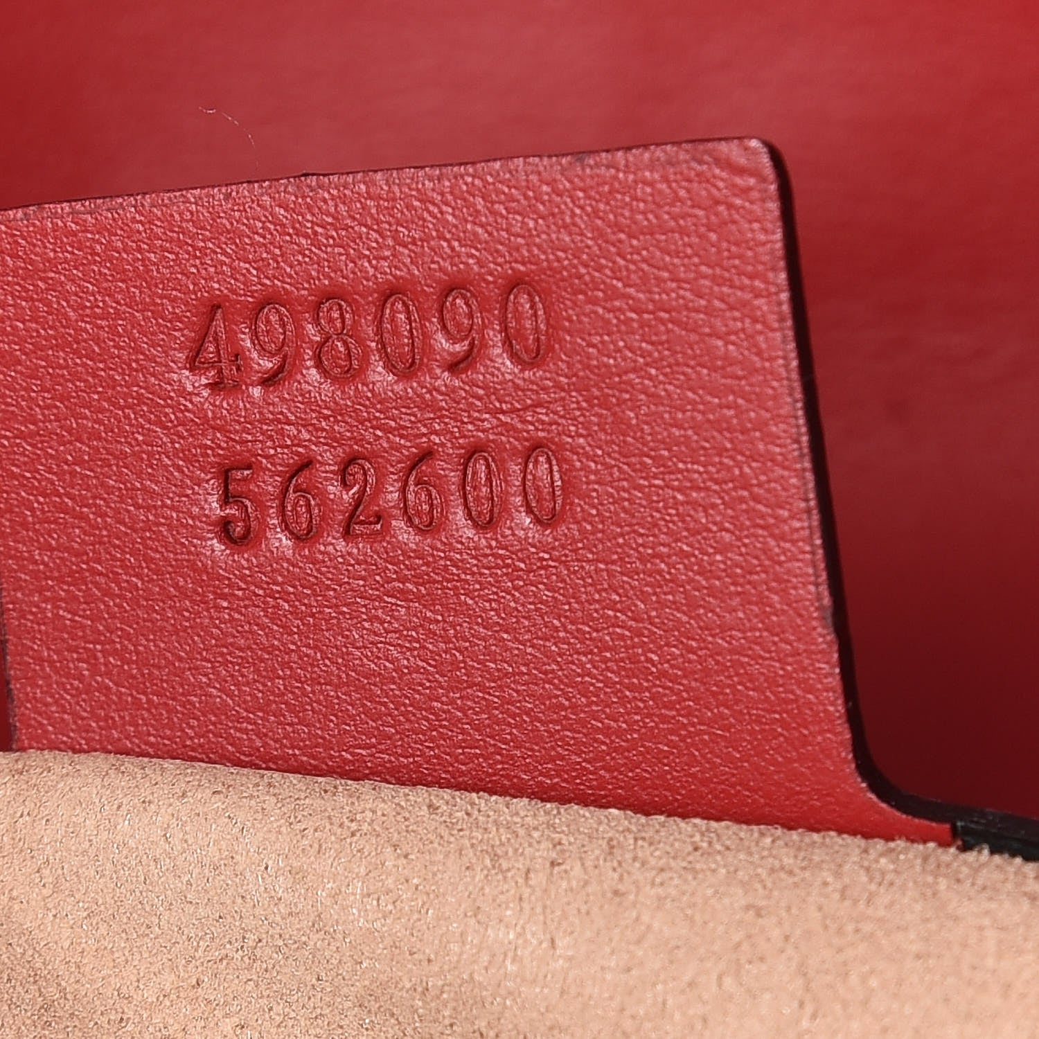Gucci Calfskin Matelasse Large GG Marmont Shoulder Bag Hibiscus Red 9 of 9