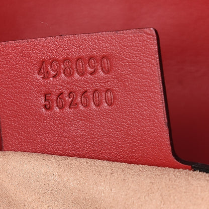 Gucci Calfskin Matelasse Large GG Marmont Shoulder Bag Hibiscus Red 9 of 9