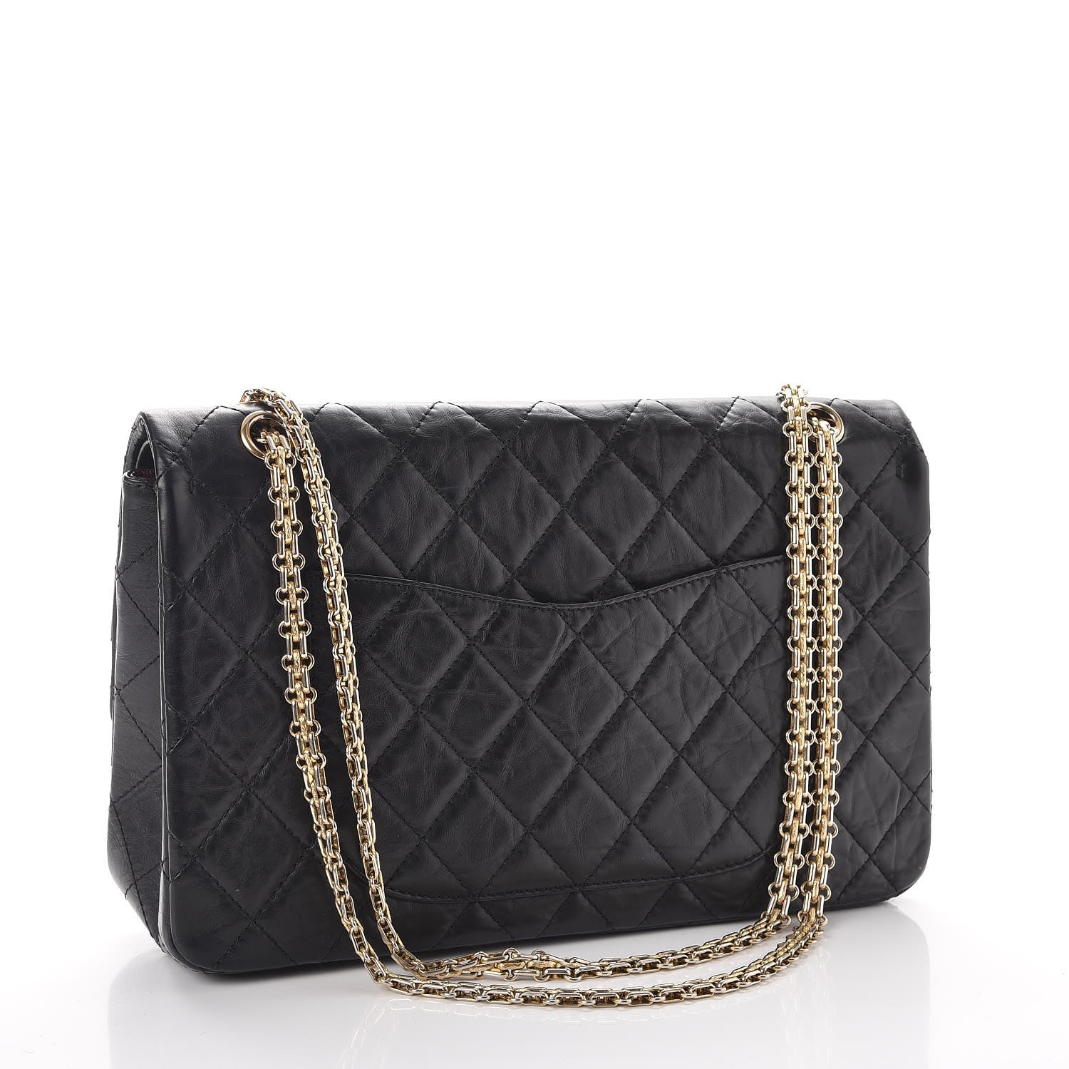 Chanel Aged Calfskin Quilted 2.55 Reissue 227 Flap Black 4 of 10