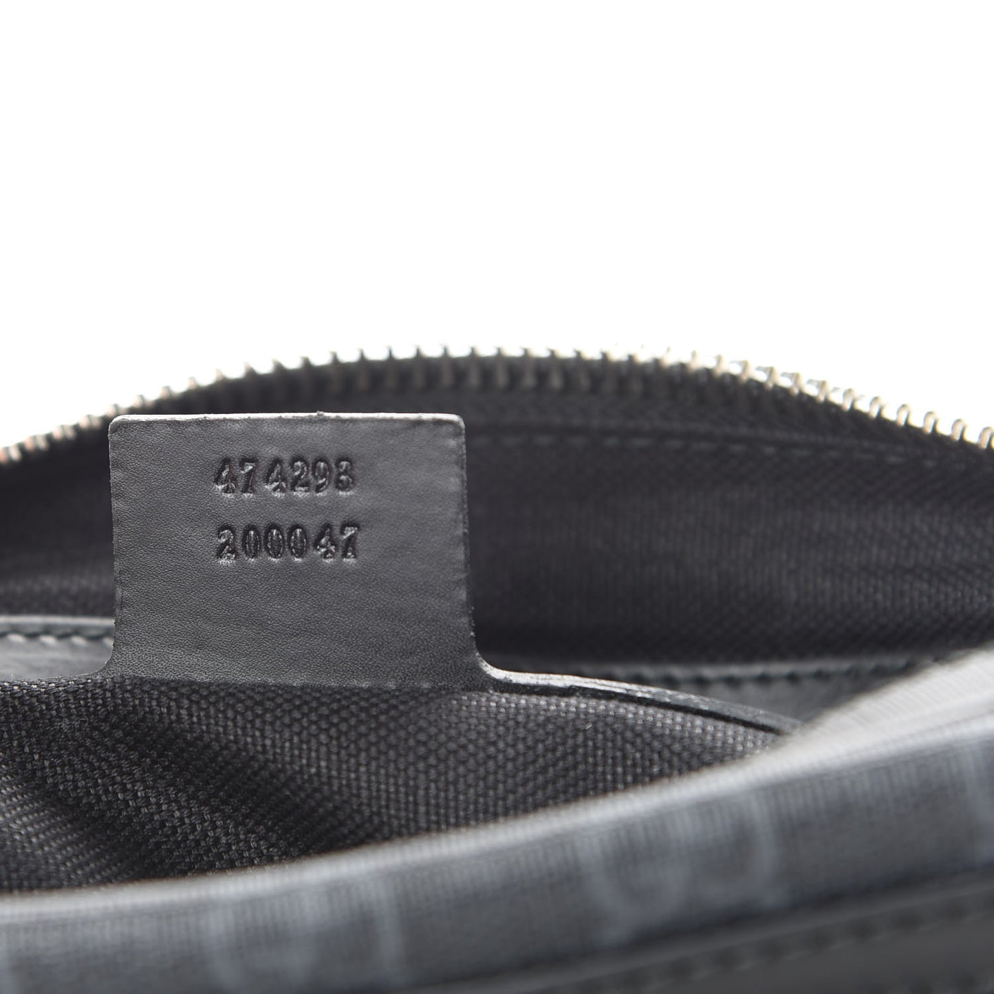 Soft GG Supreme Monogram Web Belt Bag Black Grey