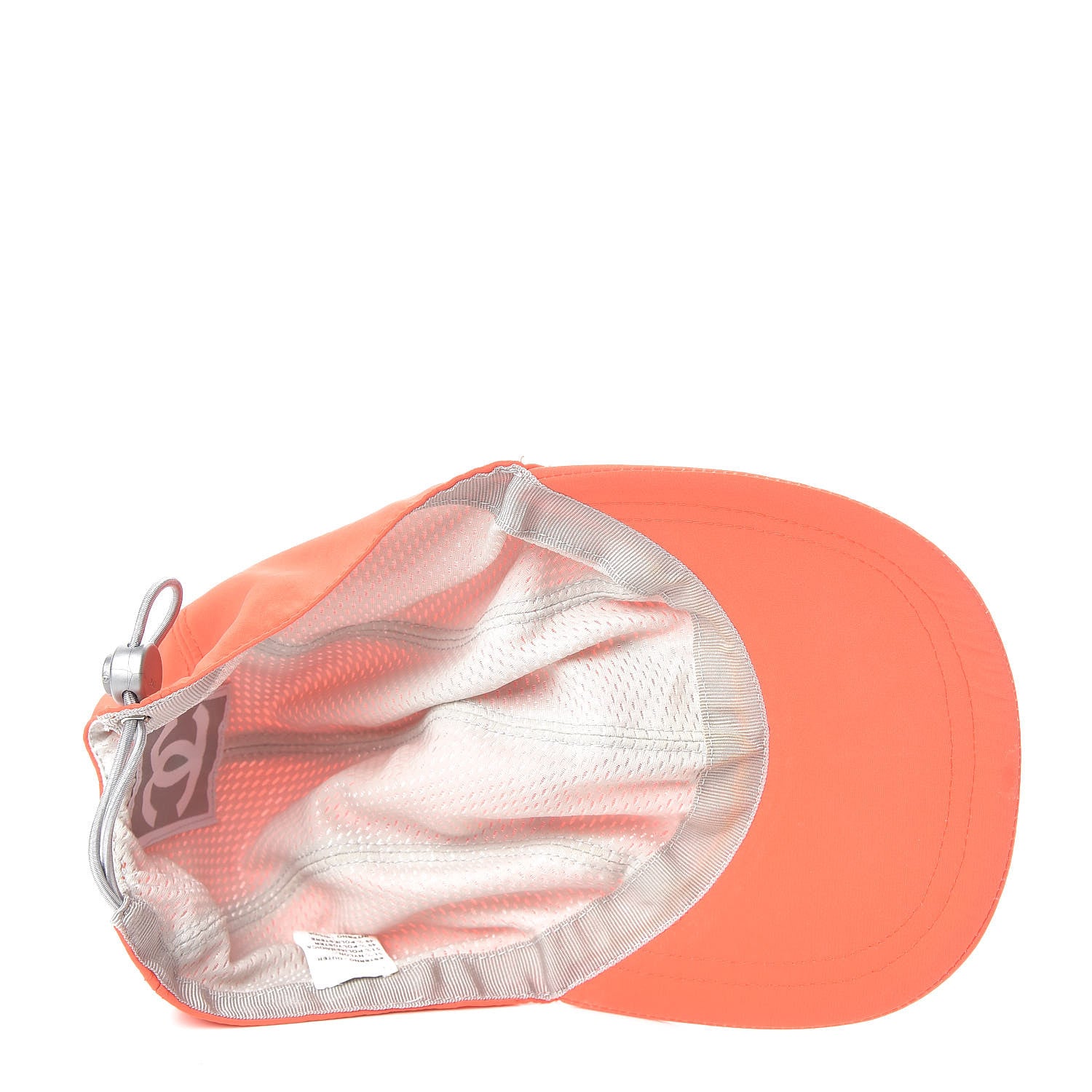 Chanel Nylon CC Cap Hat M Orange 6 of 7