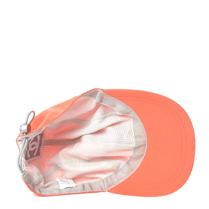 Chanel Nylon CC Cap Hat M Orange 6 of 7