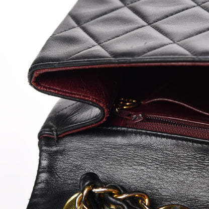 Chanel Lambskin Quilted XL Jumbo Single Flap Black 14 of 23