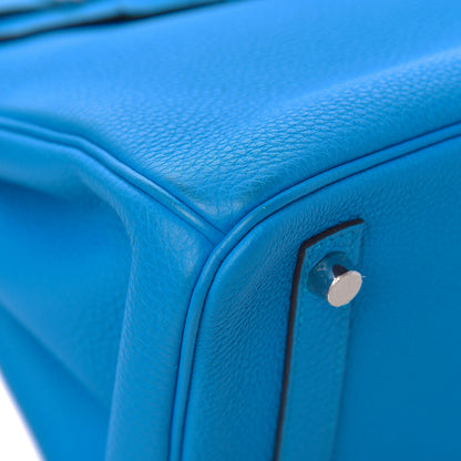 Hermes Togo Birkin 30 Bleu Zanzibar Malachite 10 of 15