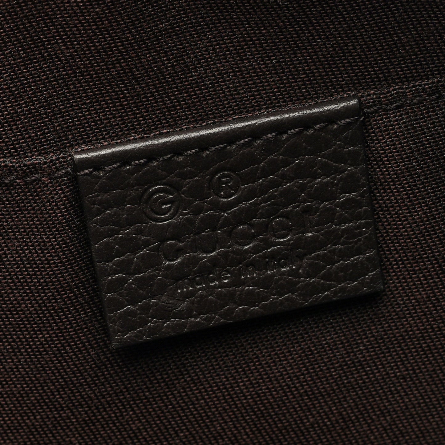 Monogram Belt Bag Dark Brown