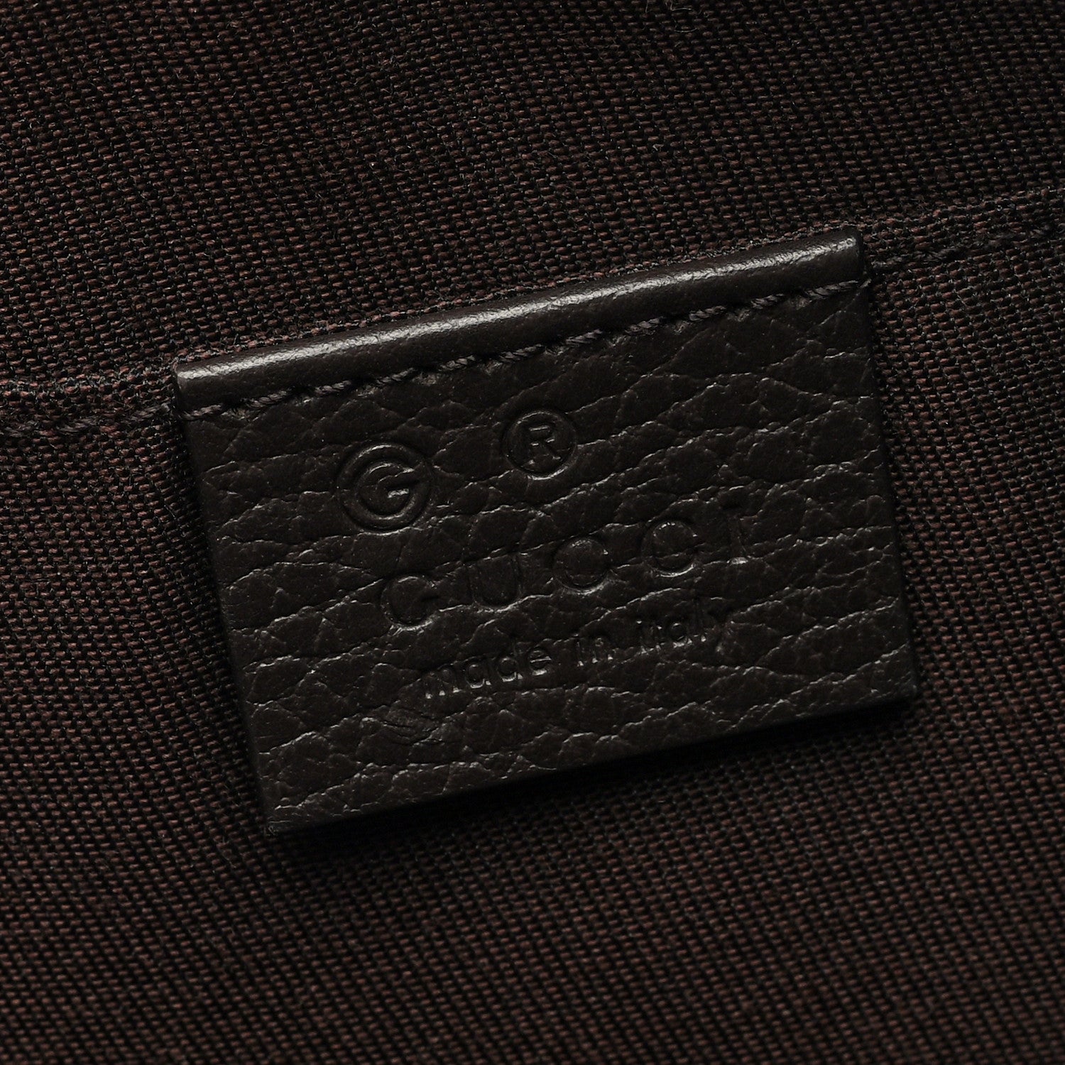 Gucci Monogram Belt Bag Dark Brown 6 of 10