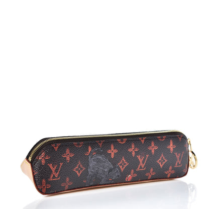 Louis Vuitton Catogram Elizabeth Pouch Orange Marron 3 of 10