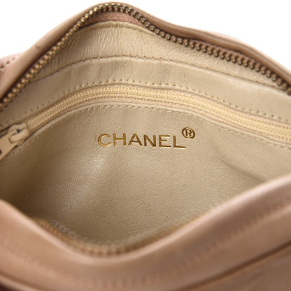 Chanel Lambskin Quilted Camera Case Beige 7 of 16