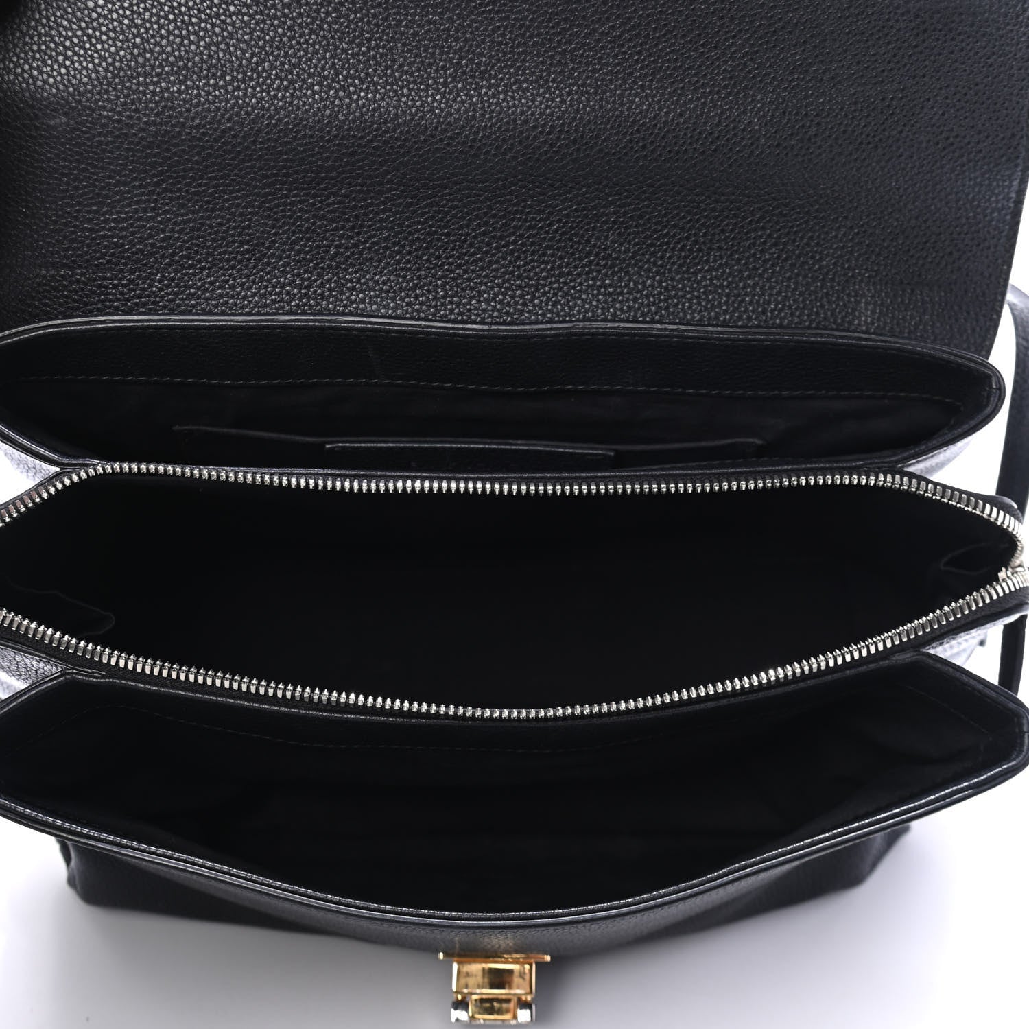 Balenciaga Grained Calfskin Le Dix Small Soft Cartable Black 3 of 4