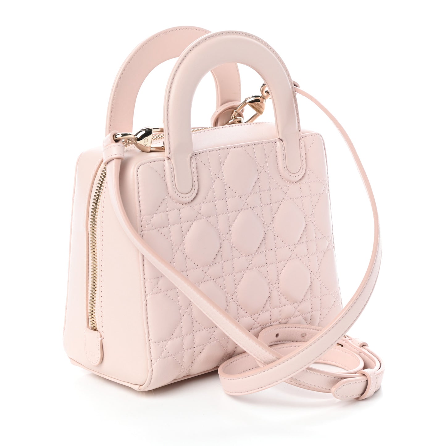 Lambskin Cannage Bag Pink
