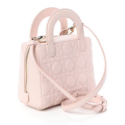 Christian Dior Lambskin Cannage Bag Pink 3 of 9