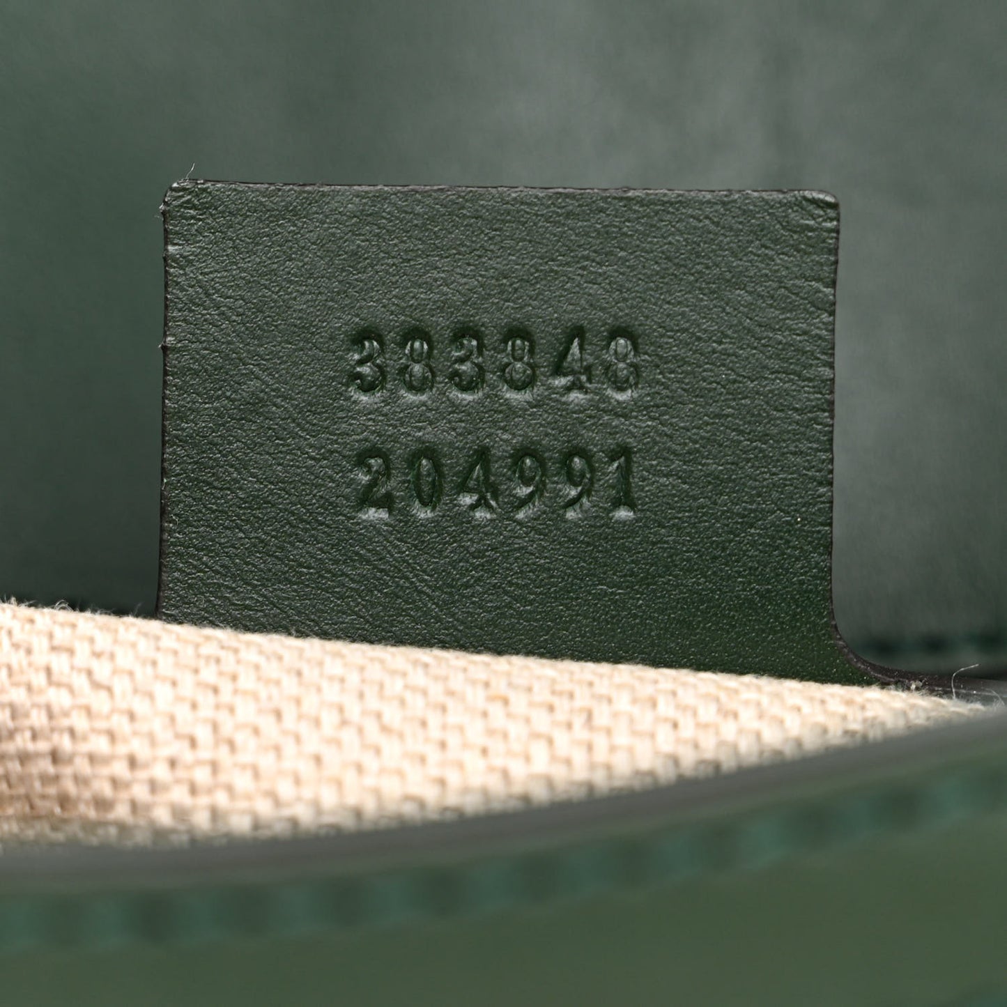 Monogram Calfskin Medium Lady Web Shoulder Bag Beige Green