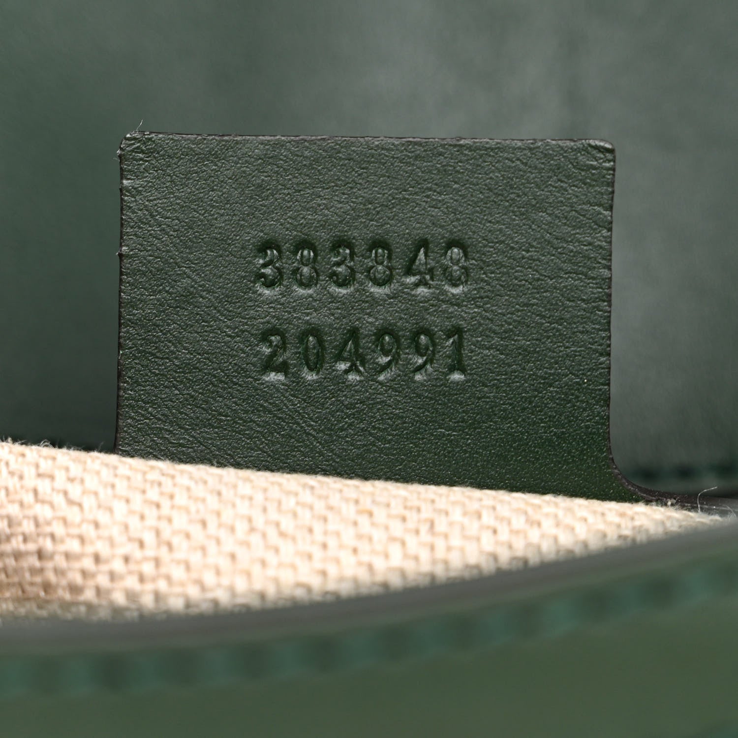 Gucci Monogram Calfskin Medium Lady Web Shoulder Bag Beige Green 7 of 12