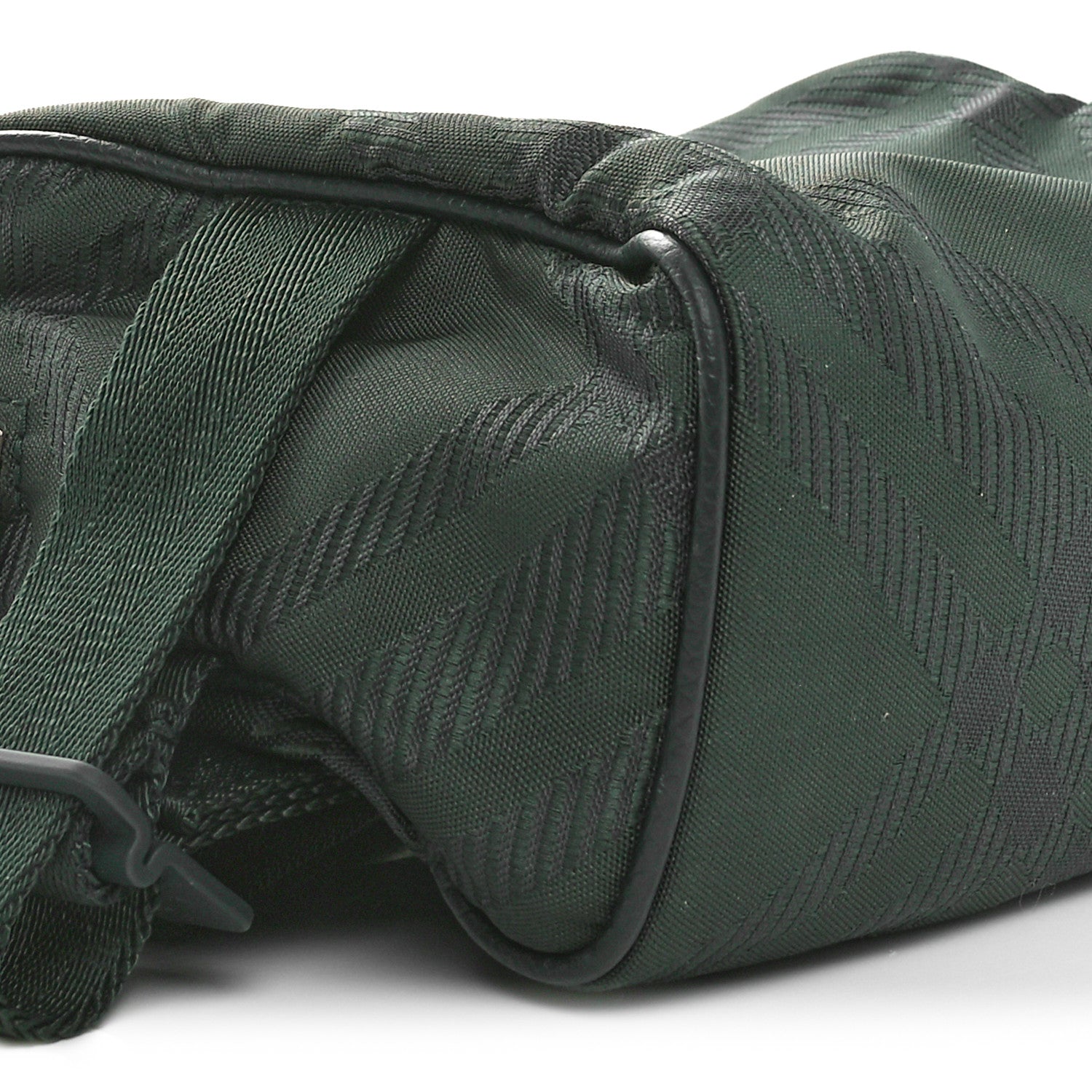 Burberry Nylon Jacquard Check Belt Bag Vine 8 of 9