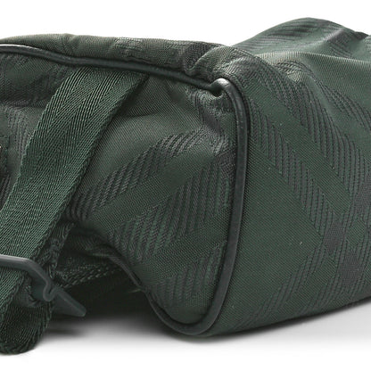 Burberry Nylon Jacquard Check Belt Bag Vine 8 of 9