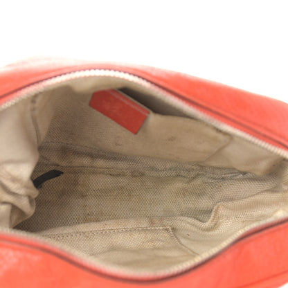 Gucci Pebbled Calfskin Small Soho Disco Bag Sun Orange 5 of 19