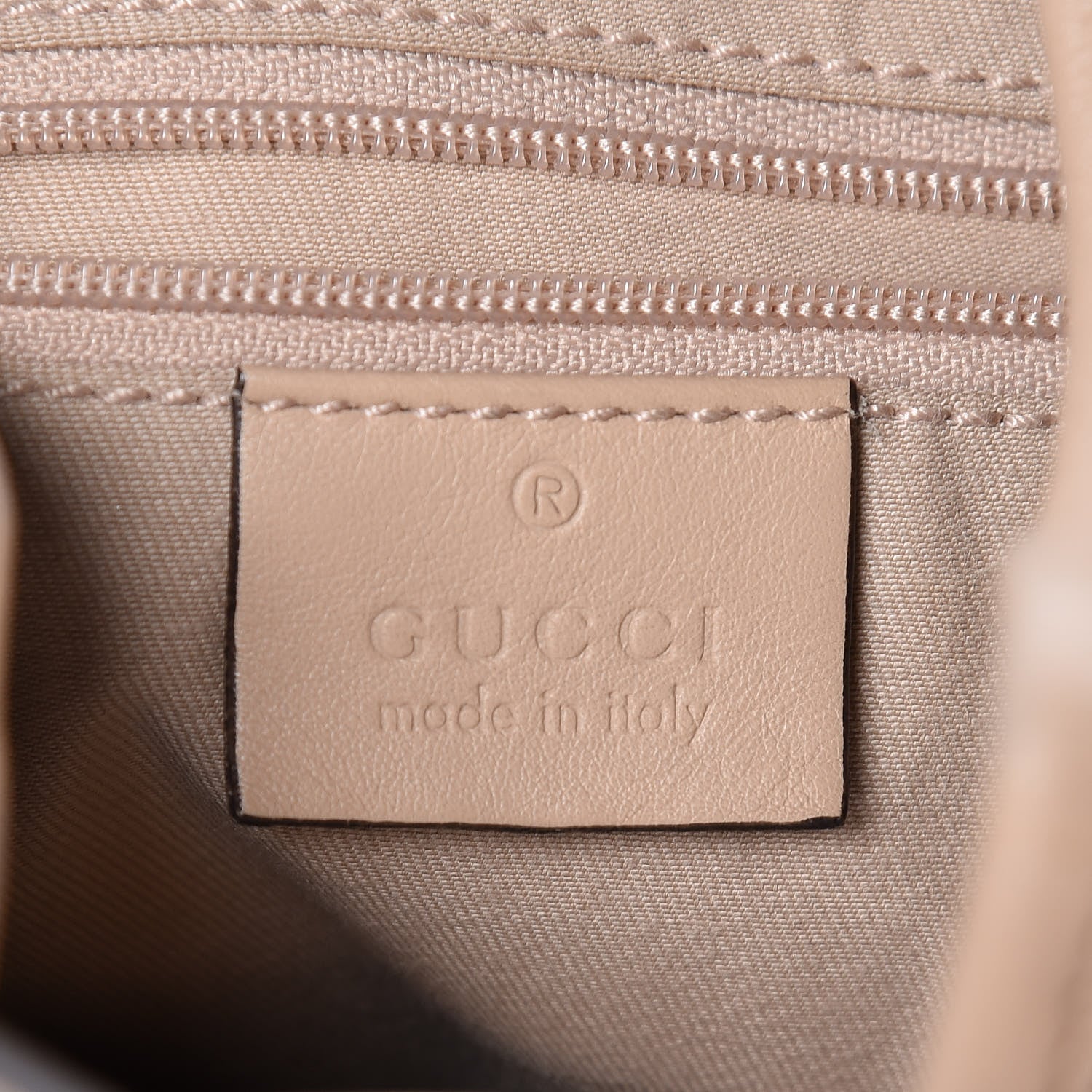 Gucci Monogram Medium New Britt Hobo Beige 6 of 9
