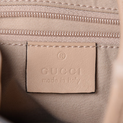 Gucci Monogram Medium New Britt Hobo Beige 6 of 9