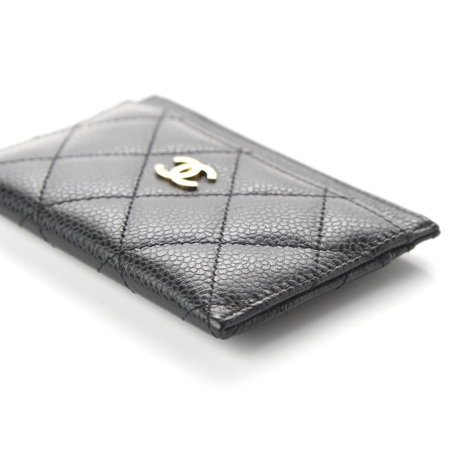 Chanel Caviar Quilted Card Holder Black 7 of 13