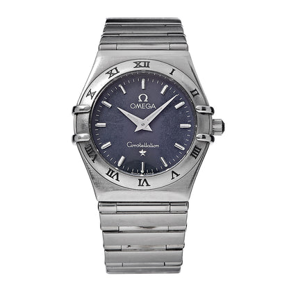 Omega Stainless Steel 25mm Constellation Quartz Watch Blue 1572.40.00 1 of 6