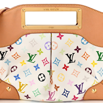 Louis Vuitton Monogram Multicolor Judy MM White 7 of 10