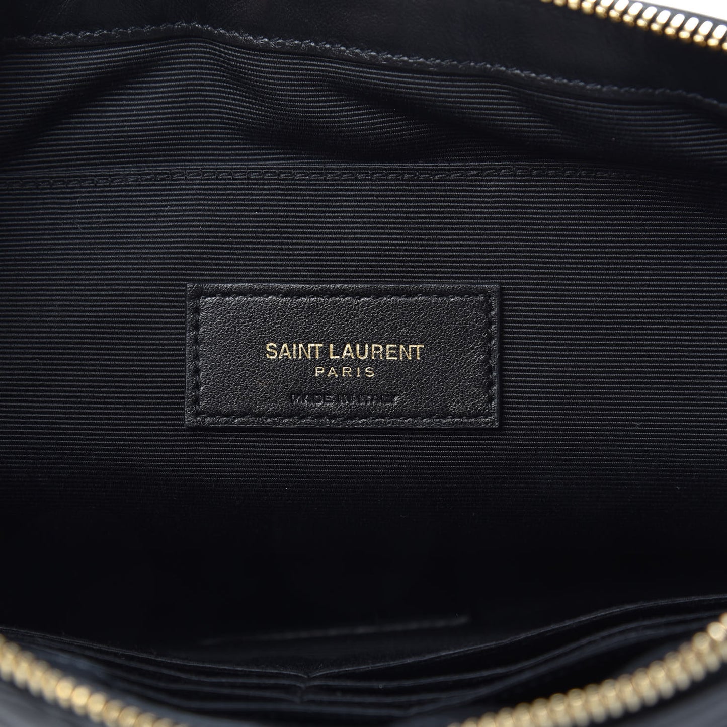 Calfskin Matelasse Monogram Cassandre Tablet Pouch Black