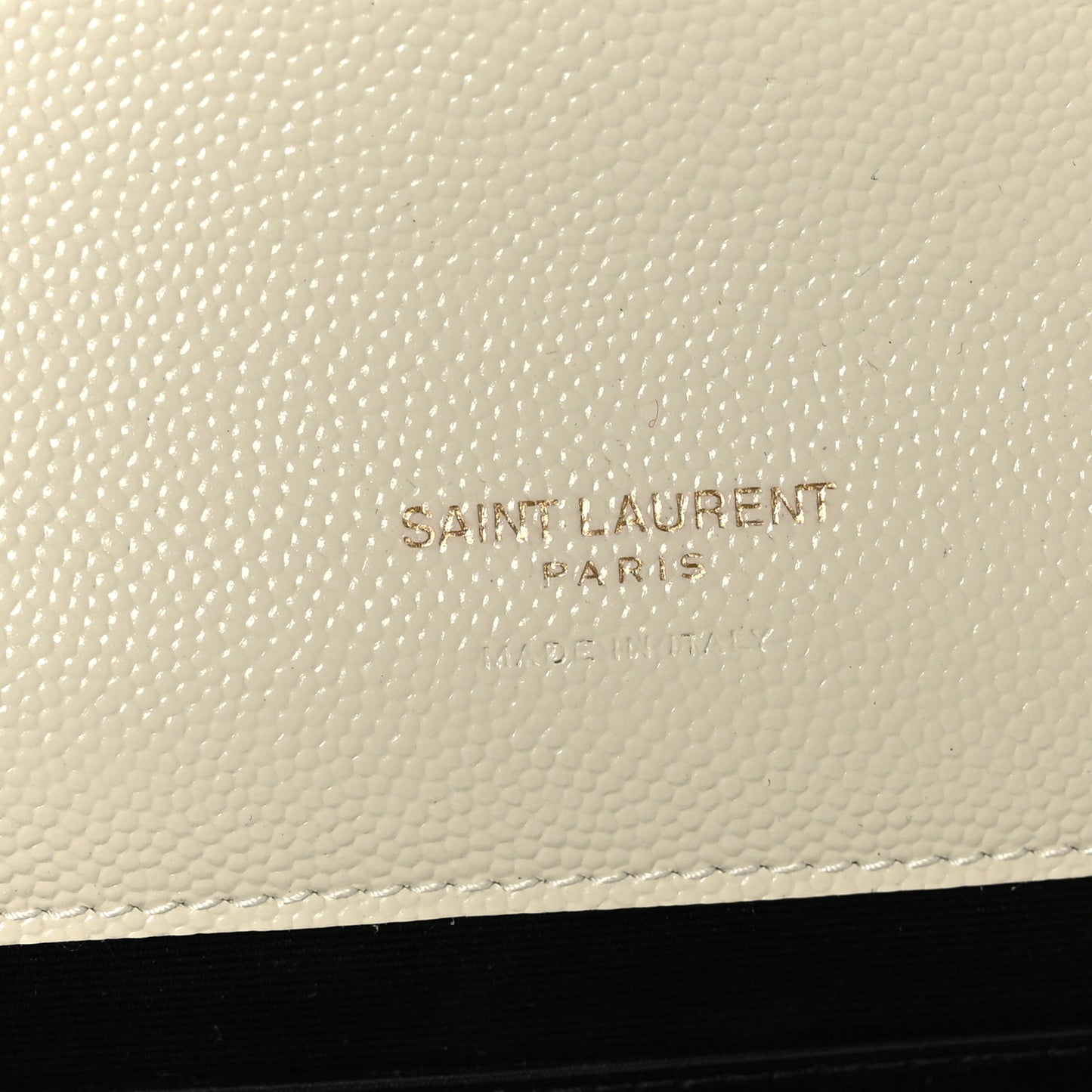 Grain De Poudre Matelasse Chevron Monogram Envelope Clutch Blanc Vintage