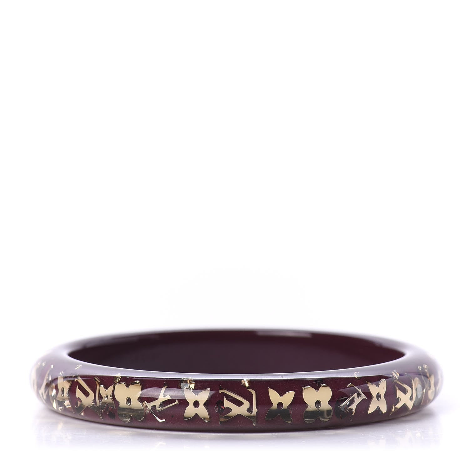 Louis Vuitton Resin Swarovski Medium Inclusion Bracelet PM Rouge Fauviste 1 of 4