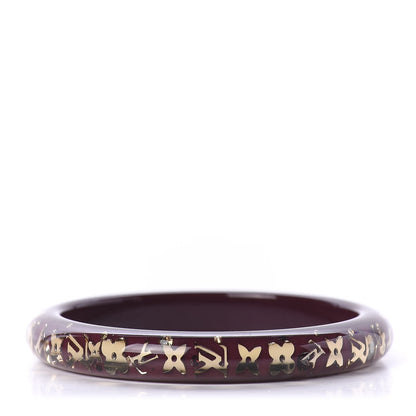 Louis Vuitton Resin Swarovski Medium Inclusion Bracelet PM Rouge Fauviste 1 of 4