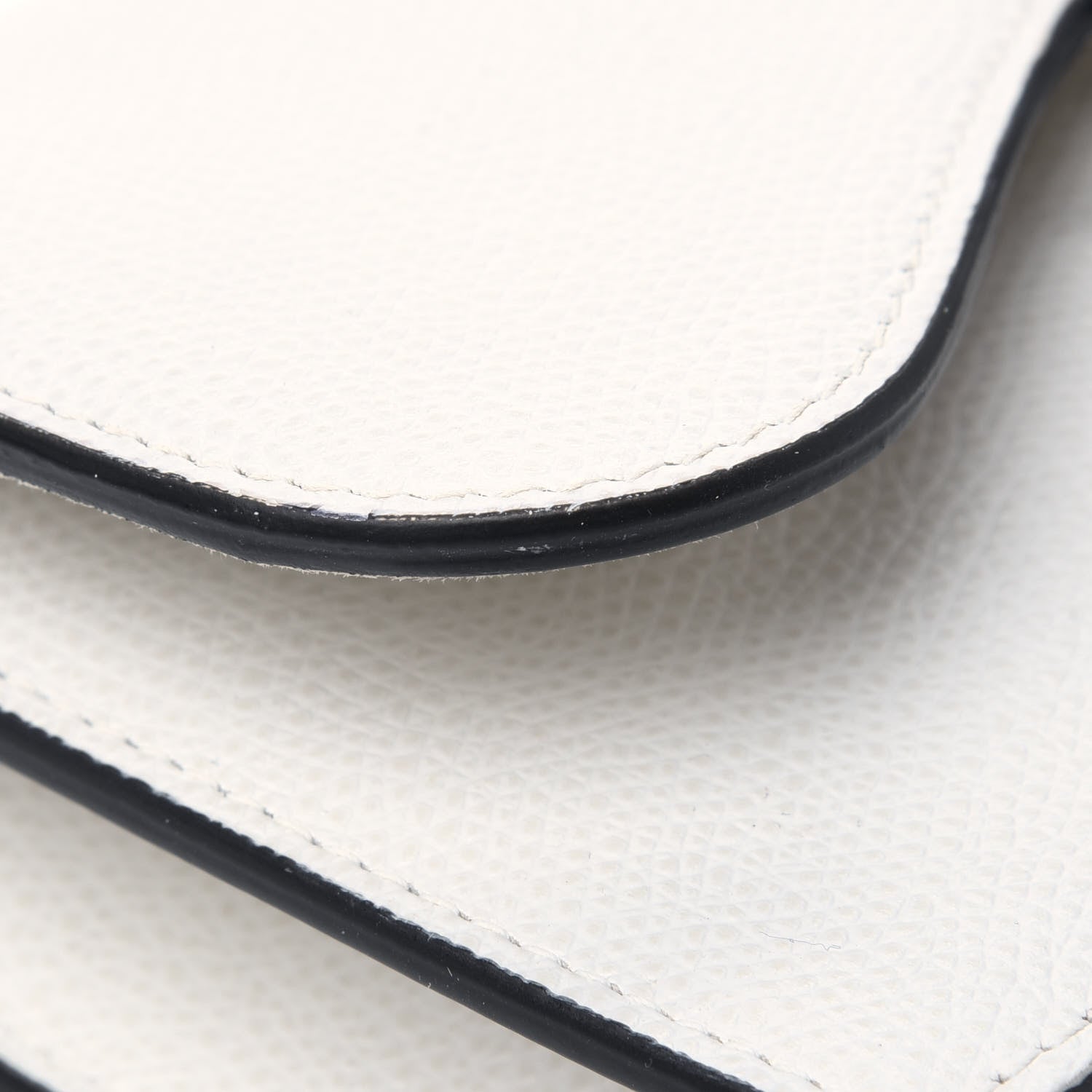 Christian Dior Grained Calfskin Saddle Belt Bag White 15 of 15