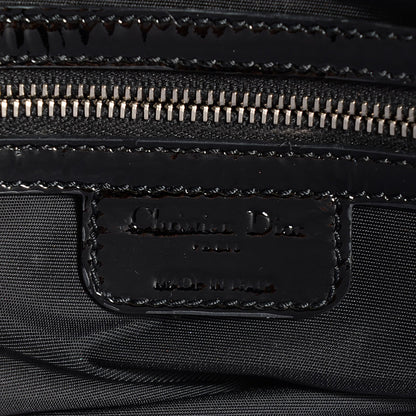 Christian Dior Patent Cannage New Lock Flap Bag Black 6 of 7