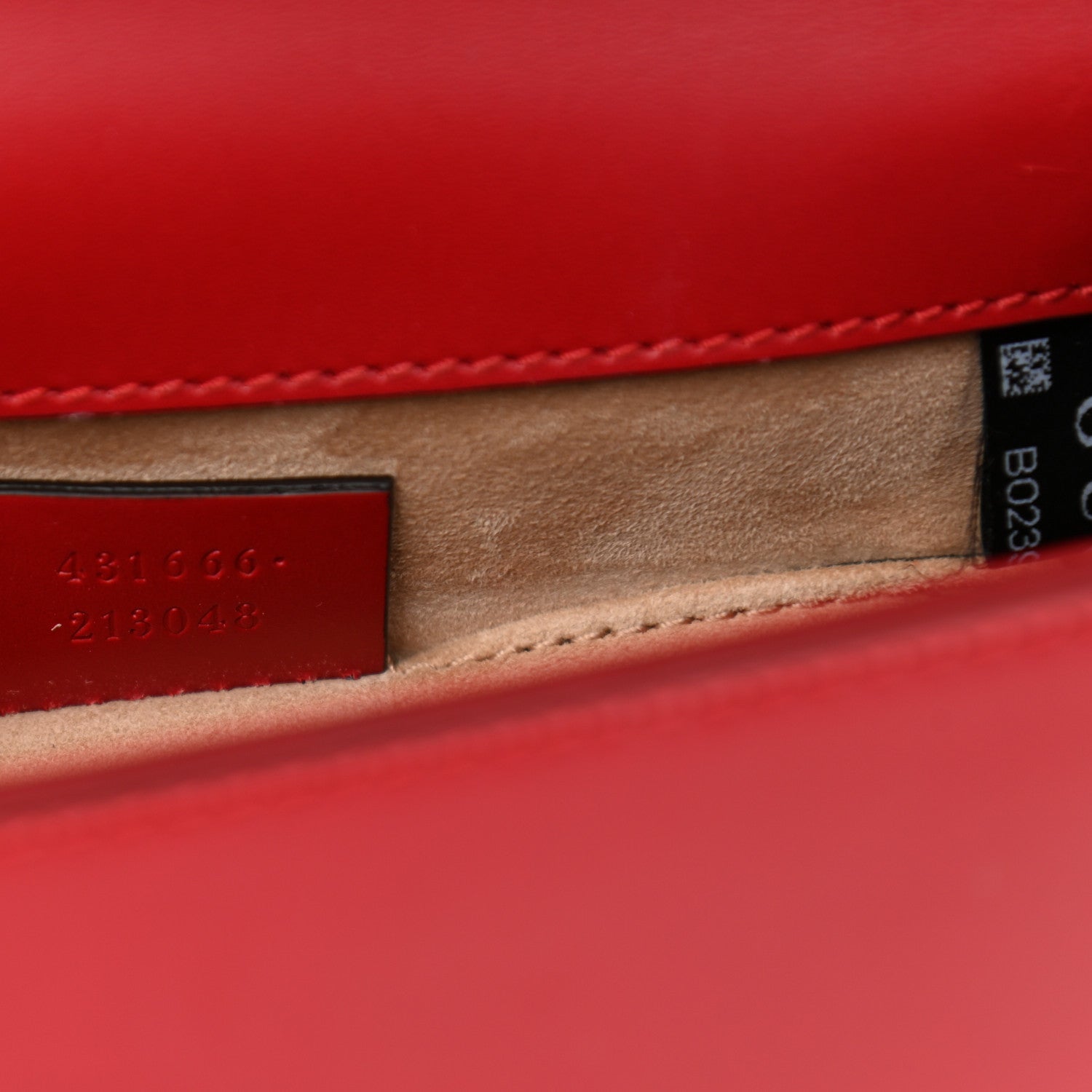Gucci Calfskin Mini Sylvie Chain Shoulder Bag Hibiscus Red 7 of 10